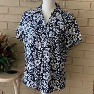 Gloria Blouse Size Large 55%cotton 45%rayon